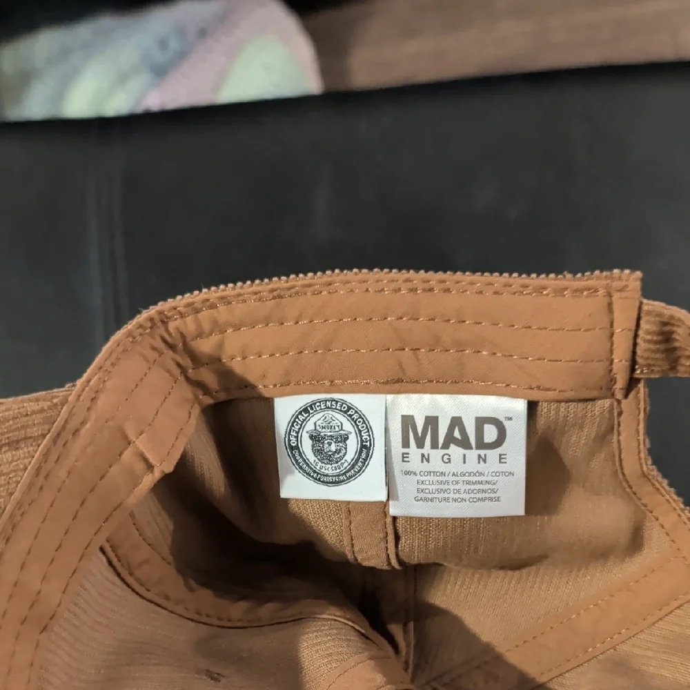 MAD Engine Tan Cap with Smokey Bear Emblem - Picture 2 of 4